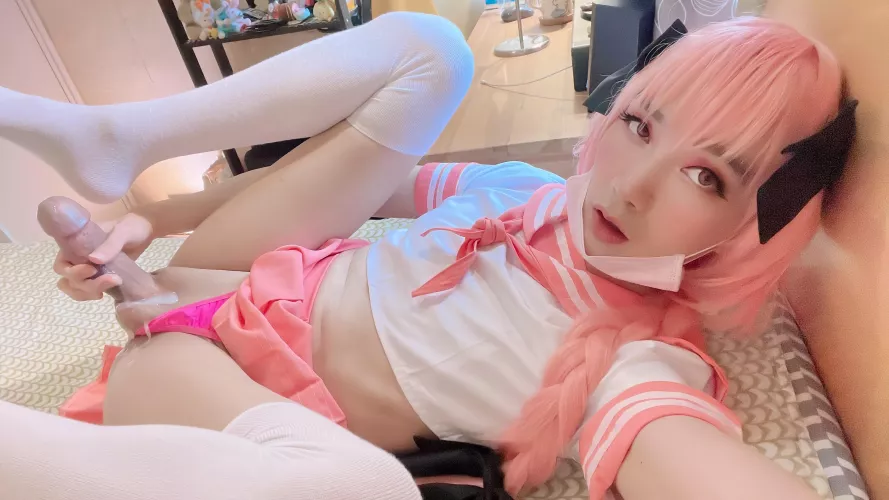 Anyone helps to clean up and probably suck one more cumshot from my girl cock?