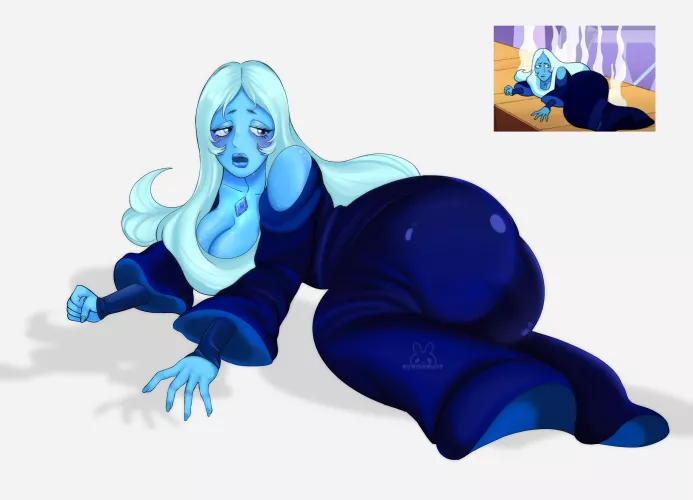 Blue diamond redraw ! [my art]