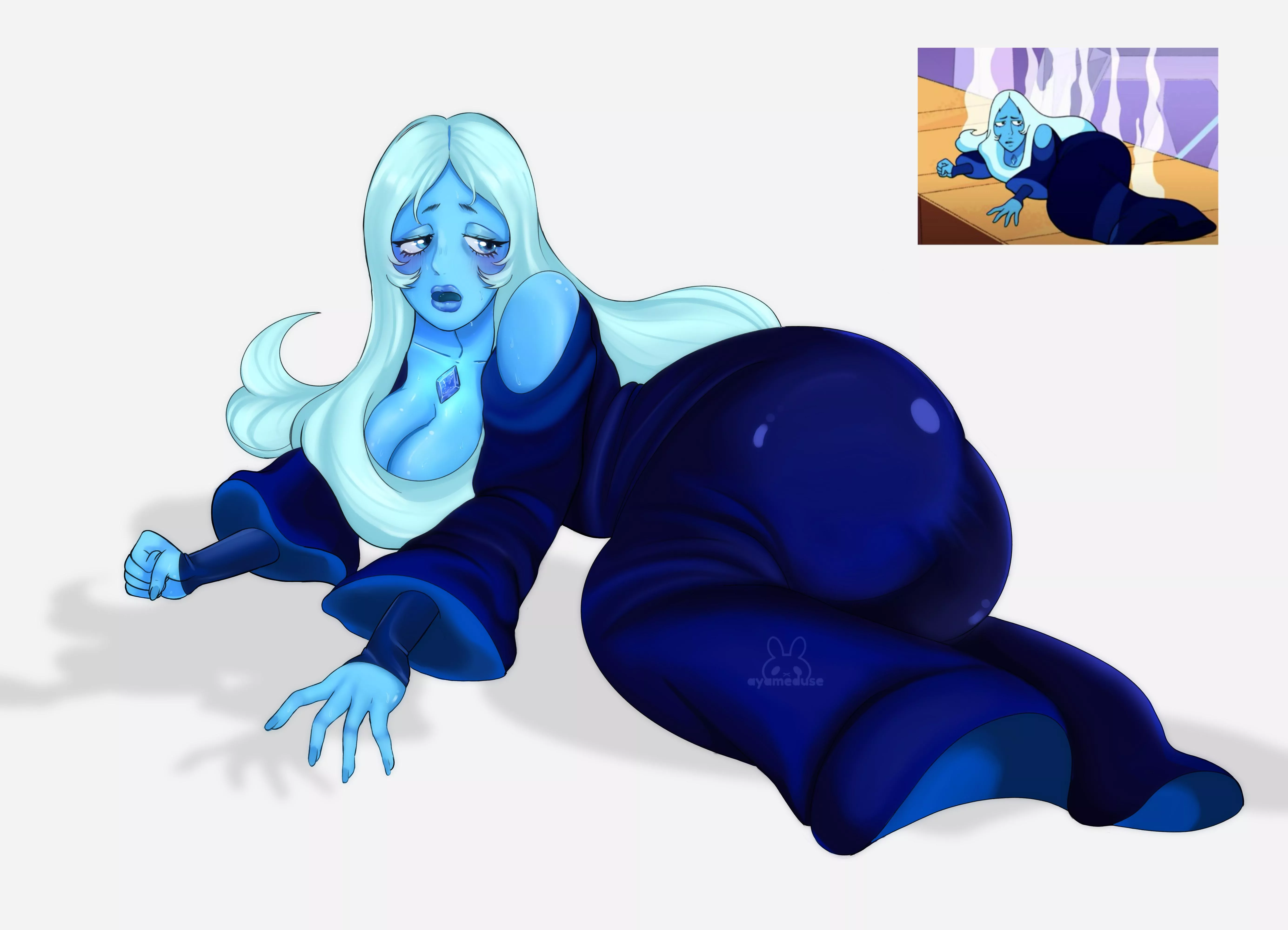 Blue diamond redraw ! [my art]