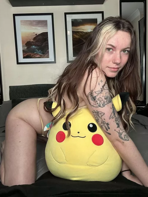 Couldn’t believe my eyes when I found this pikachu squishmallow 😍