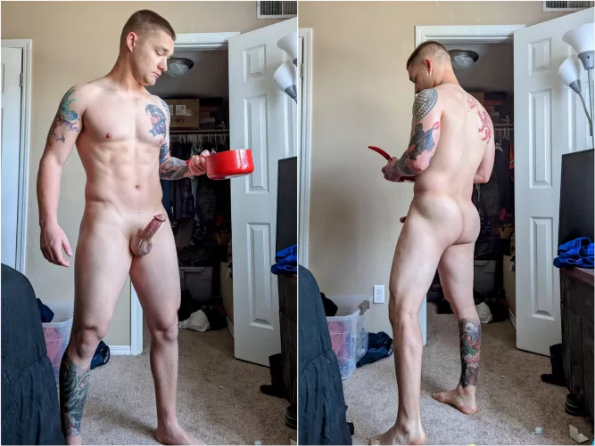 Every eat straight out of the pot to save on dishes