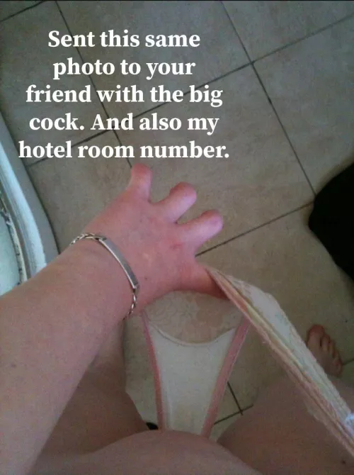 Guess she’s expecting guests