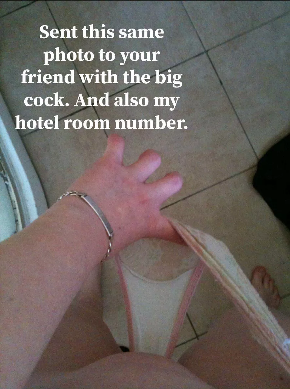 Guess she’s expecting guests