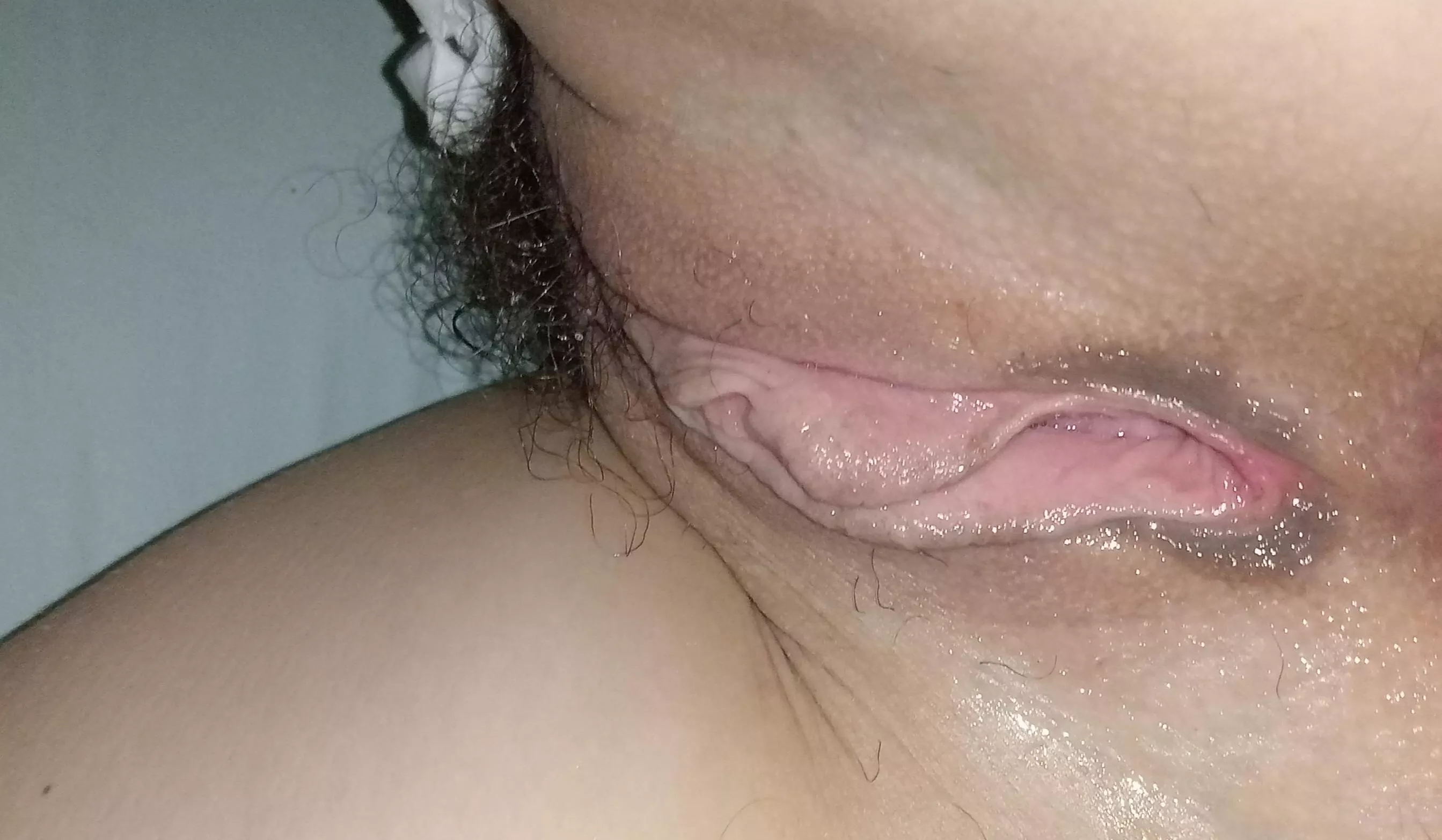 Hairy, well used pussy