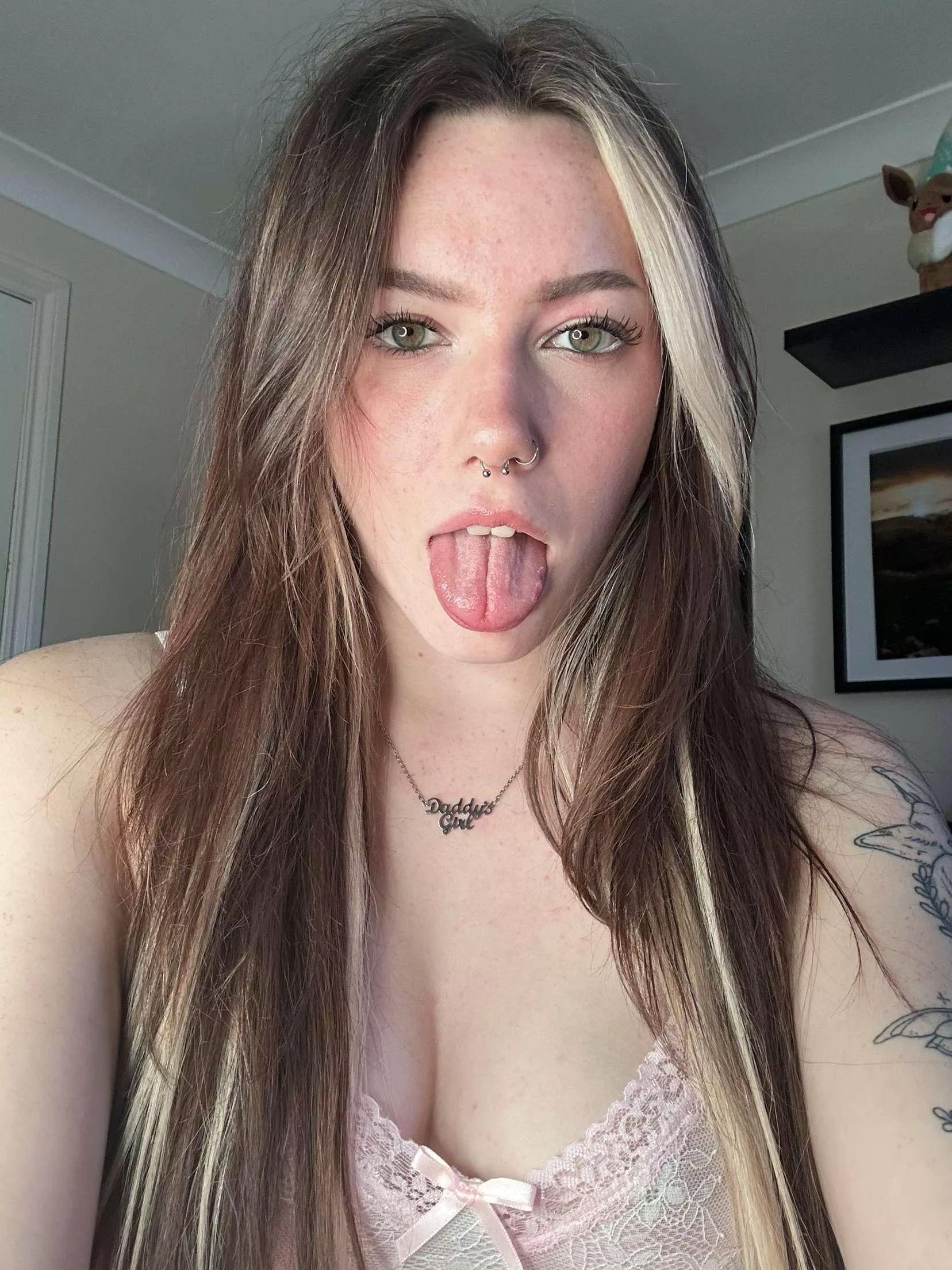 I promise I’ve been a good girl, can I swallow please daddy