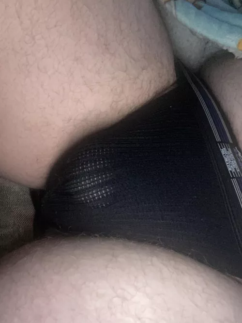 Just trying a mates old jock strap