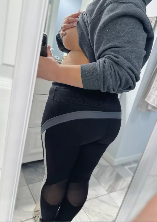 Leggings on, time to get a latte