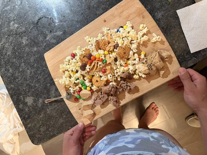 Popcorn Salad my wife made me 🥹🍿🥗❤️