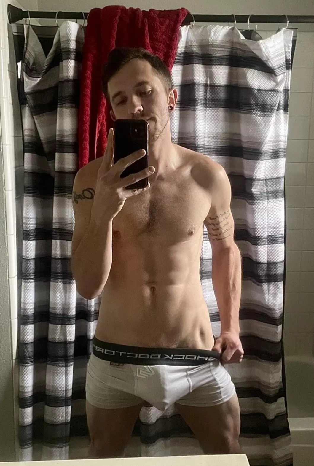 Rise and shine, wonder if these might be too revealing to wear at the pool today…