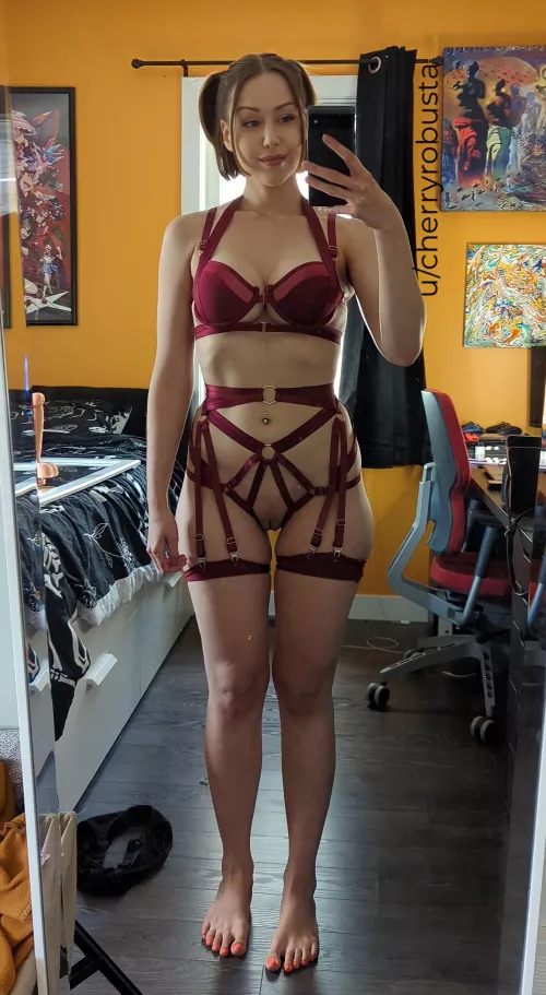 This lingerie really hugs in all the right places