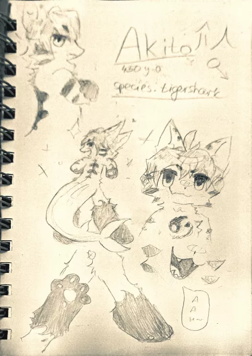 Tried drawing in kemono style. What do you think?