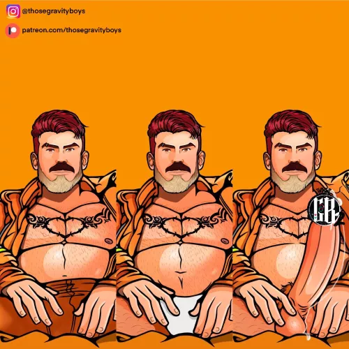 Undressing my firefighter Colin 😉