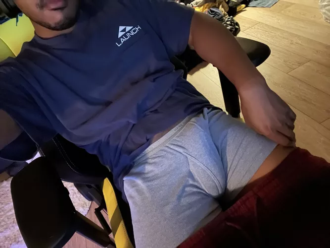 Who wants to be underneath my desk while I game?