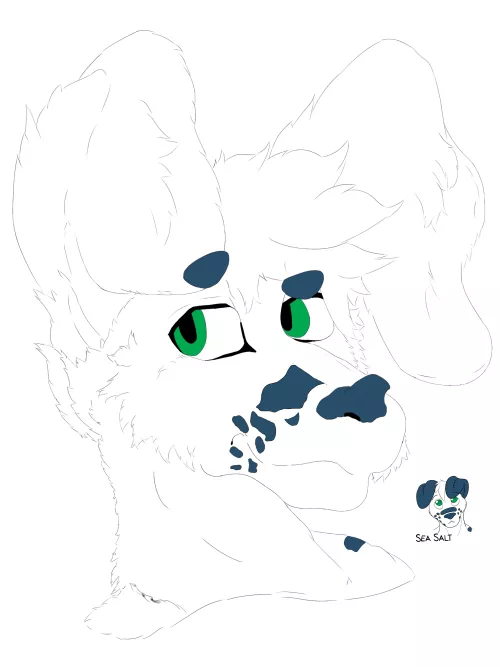 WIP 1: a special dog 🐶 (art created by me)