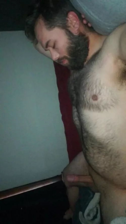 You have a choice. To sit on the beard, the boner, or both 😈 which one?