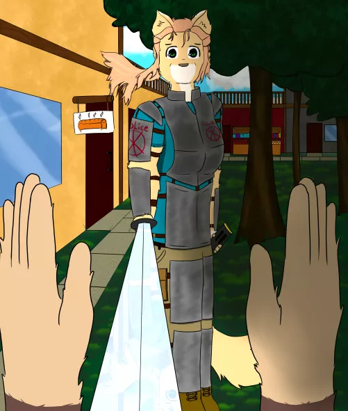 your stopped by her, but what is your crime? (by me)