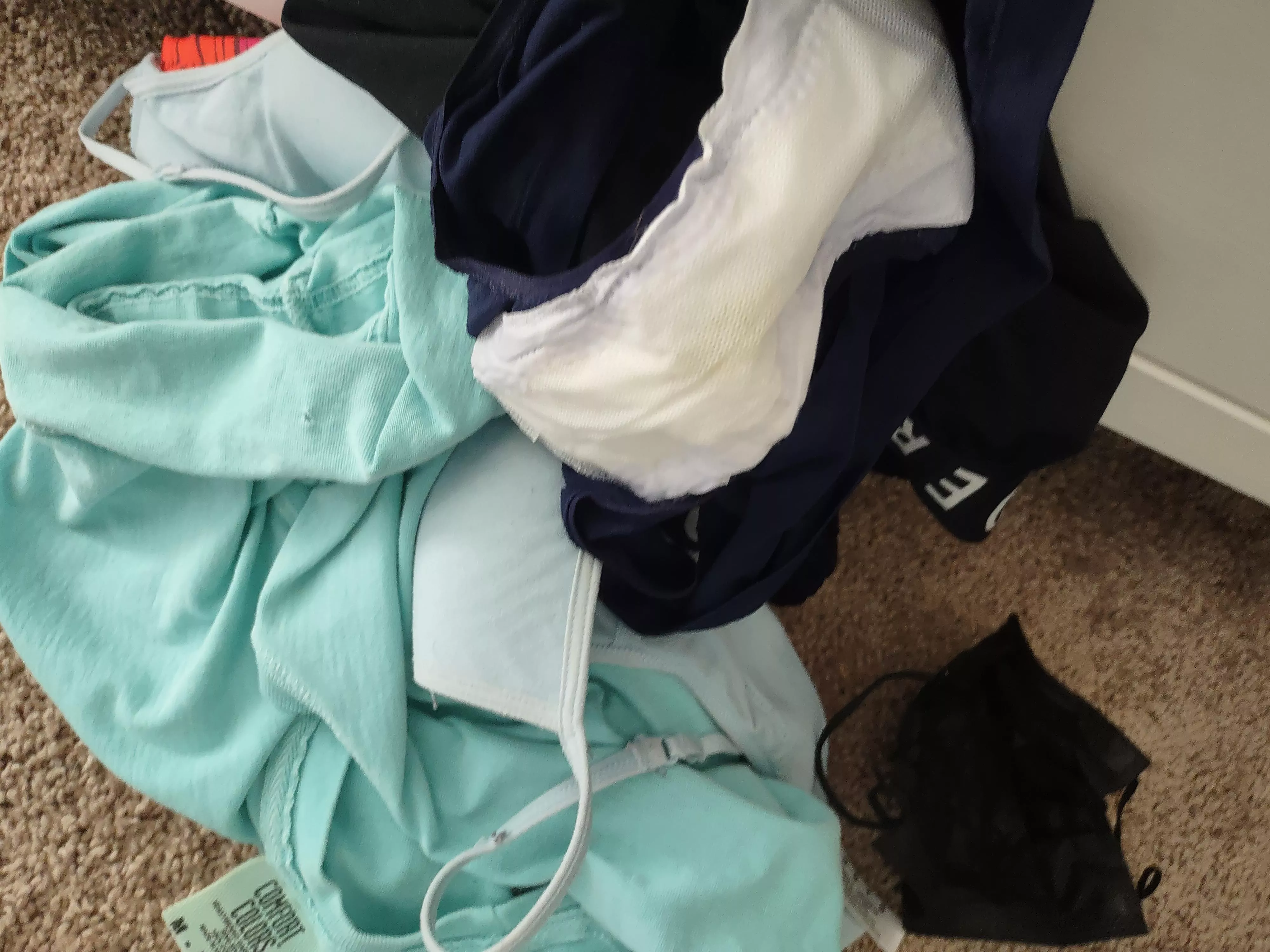 a pair from the floor. panty liner included