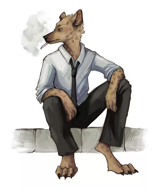 First proper anthro drawing, hope it’s good