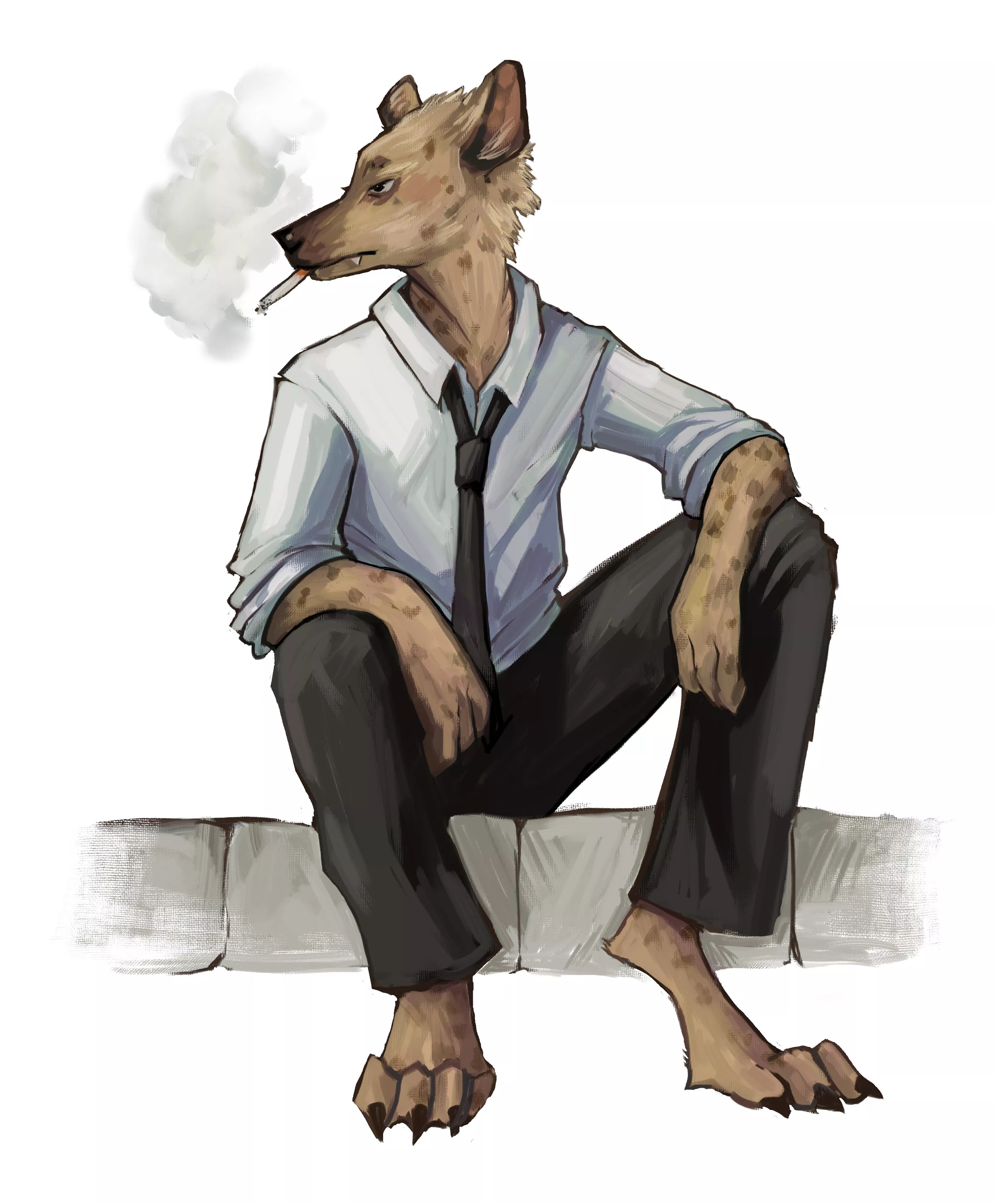 First proper anthro drawing, hope it’s good