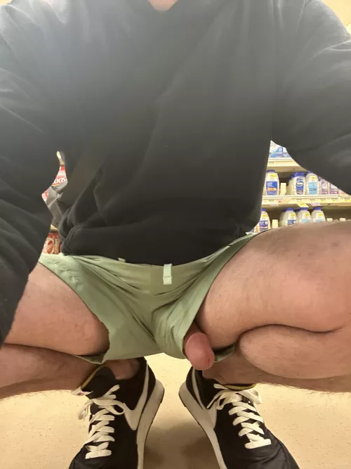 Hanging out at the grocery store