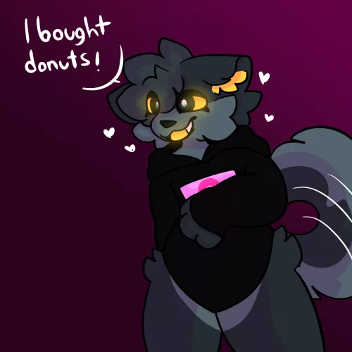 he brought some donuts