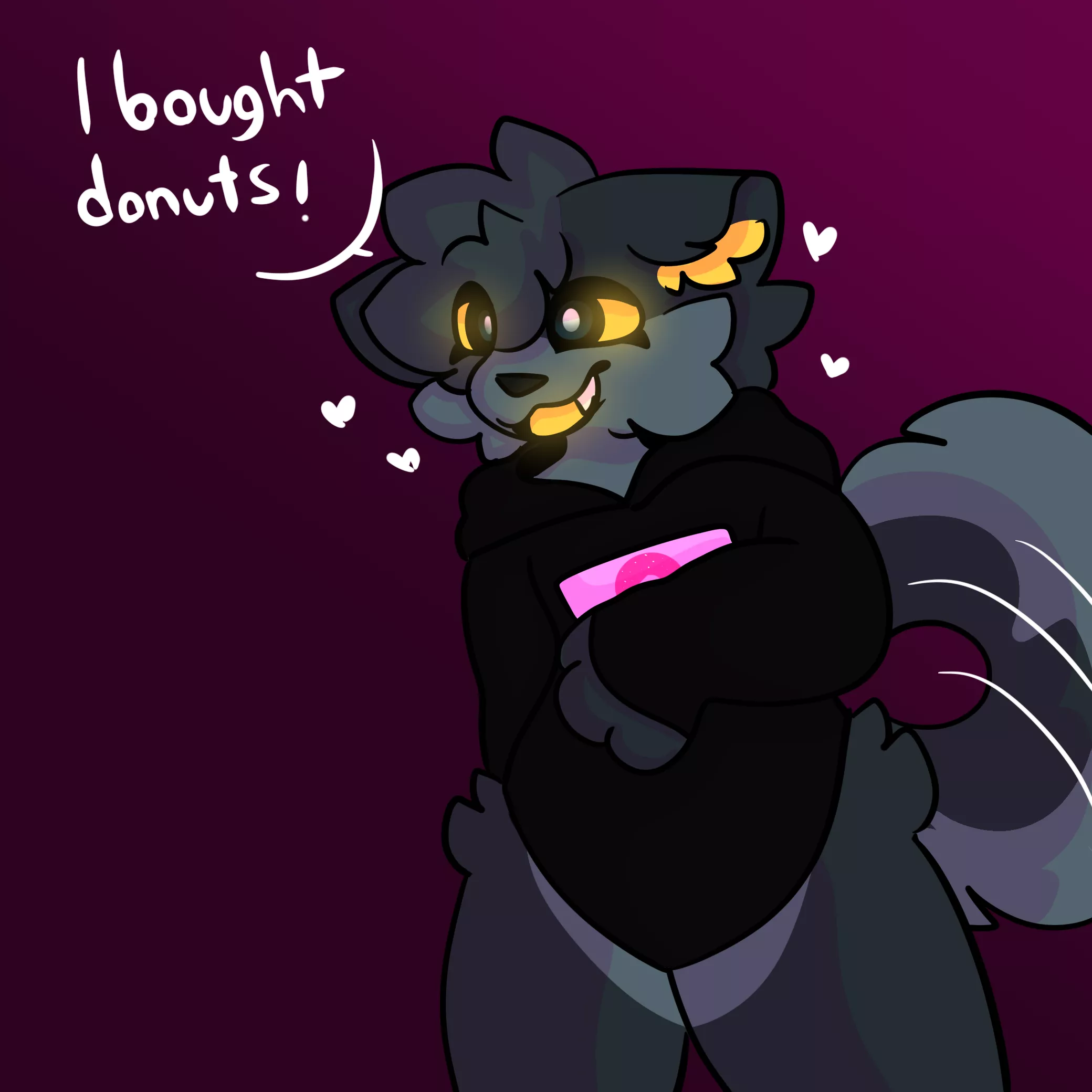 he brought some donuts