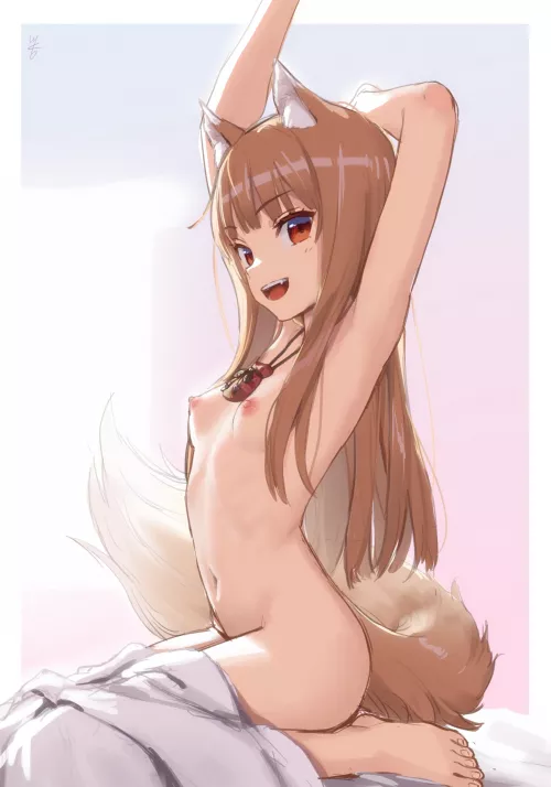 Holo wolf goddess [Spice and Wolf]