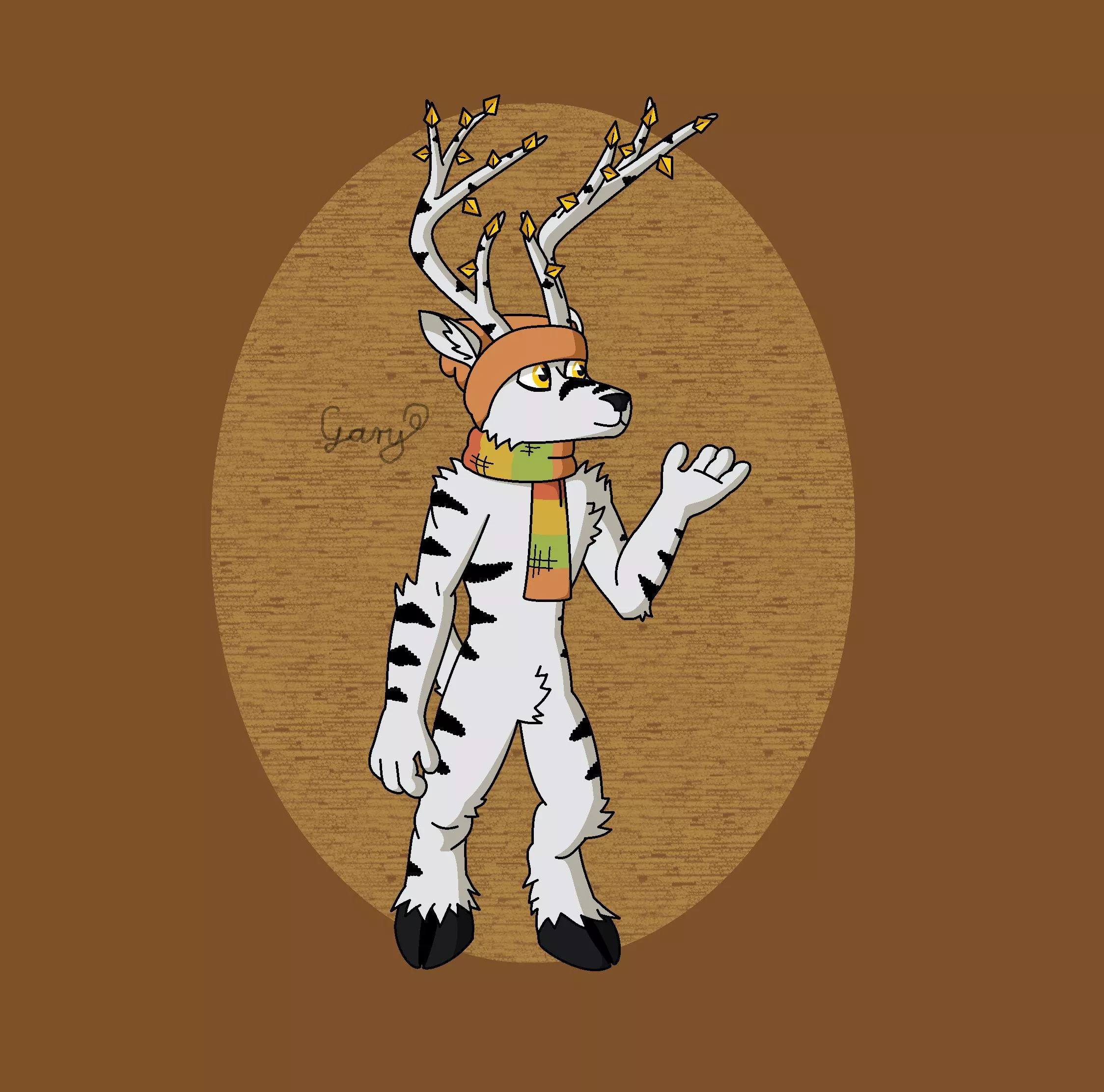 I'm kinda new to the fandom, and I don't really know what to do... so, here's one of my OCs. Their name is Brzoza the Birch.I hope I did this right.