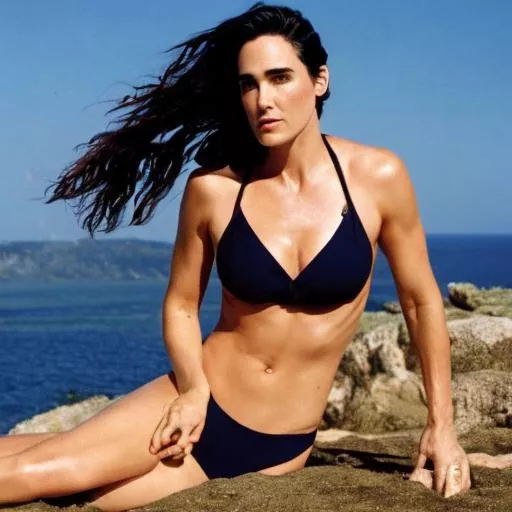 Jennifer Connelly in bikini, how's my art?