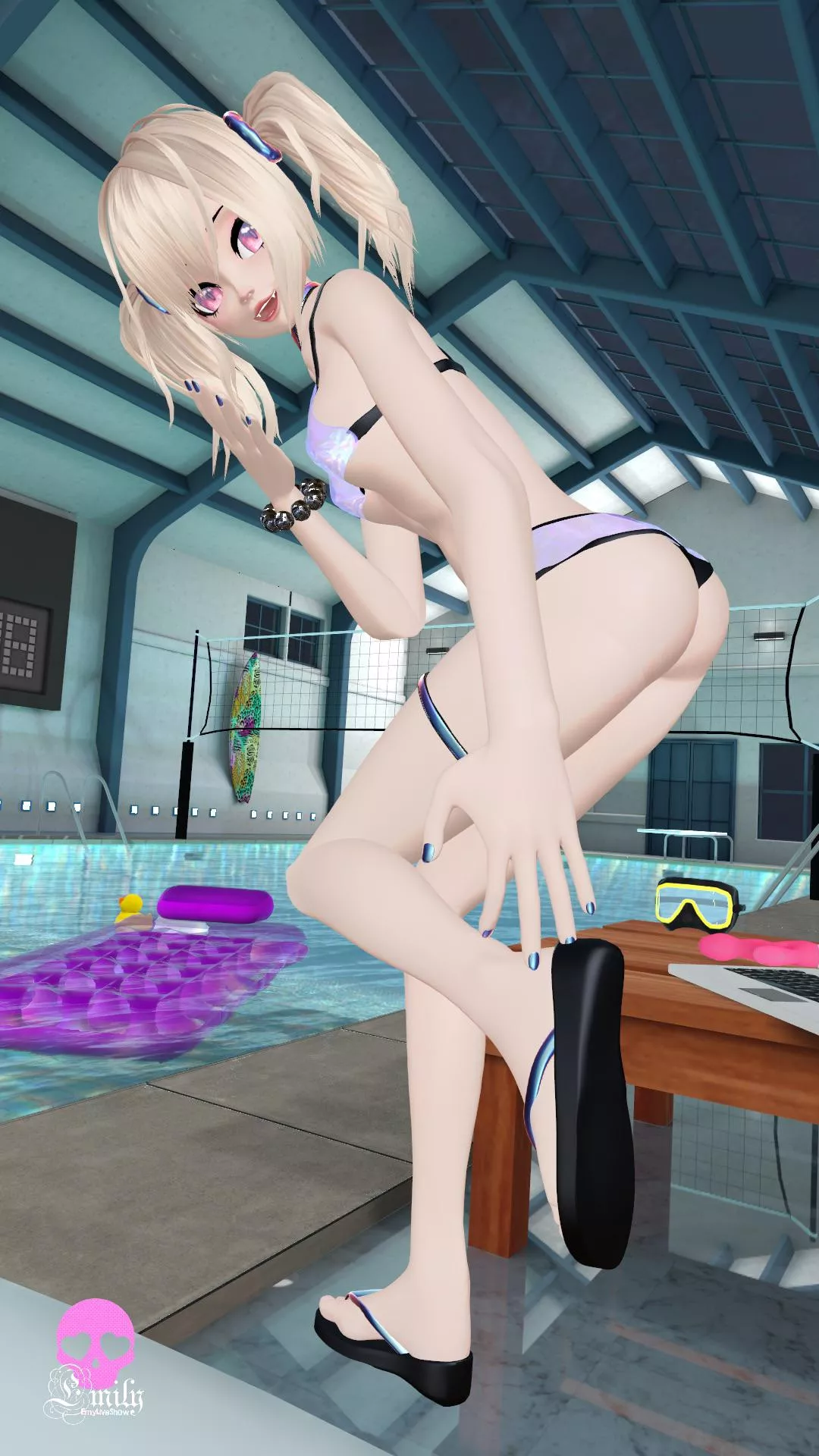 Let’s jump to the pool together!💦 https://chaturbate.com/emyliveshow