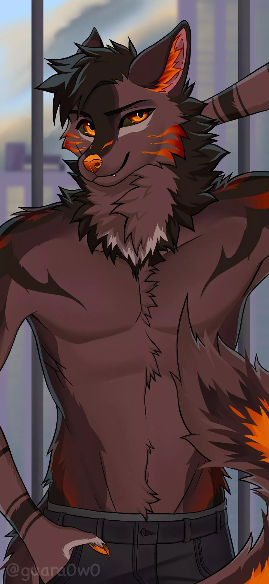 Phiro wolf ych (art by me) :3