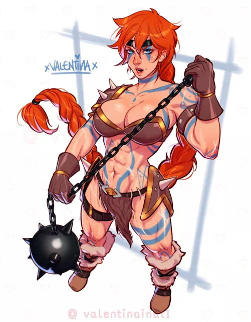 Redhead barbarian (Valentina) [Commission]
