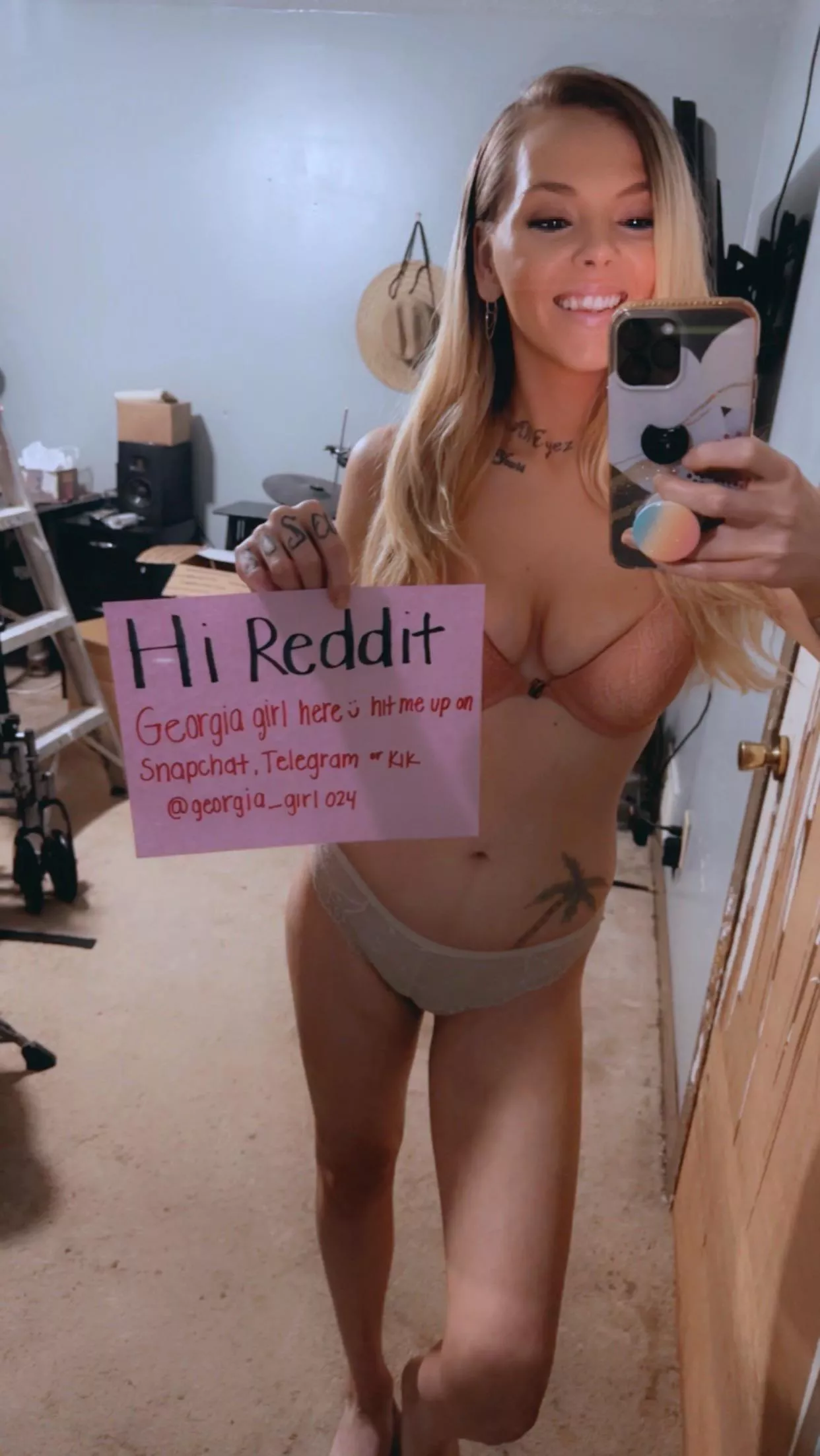 seller | 26f from GA 🤠 Bf’s gone so I’m home alone.. you can imagine the rest. Fetish friendly, responsive, & I VERIFY! Message me on here, Telegram or add my snap georgia_girl024