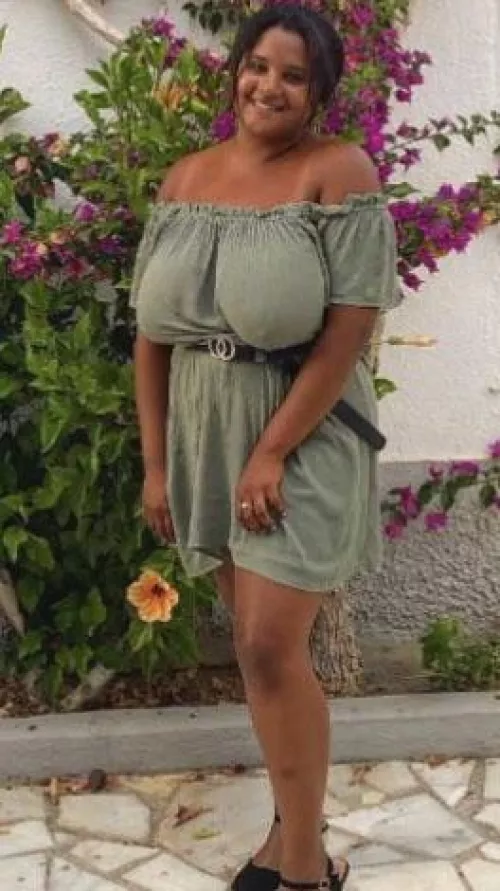 She doesn’t like wearing bra’s