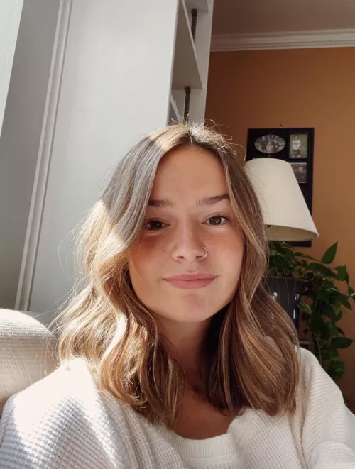 Shoulder length hair