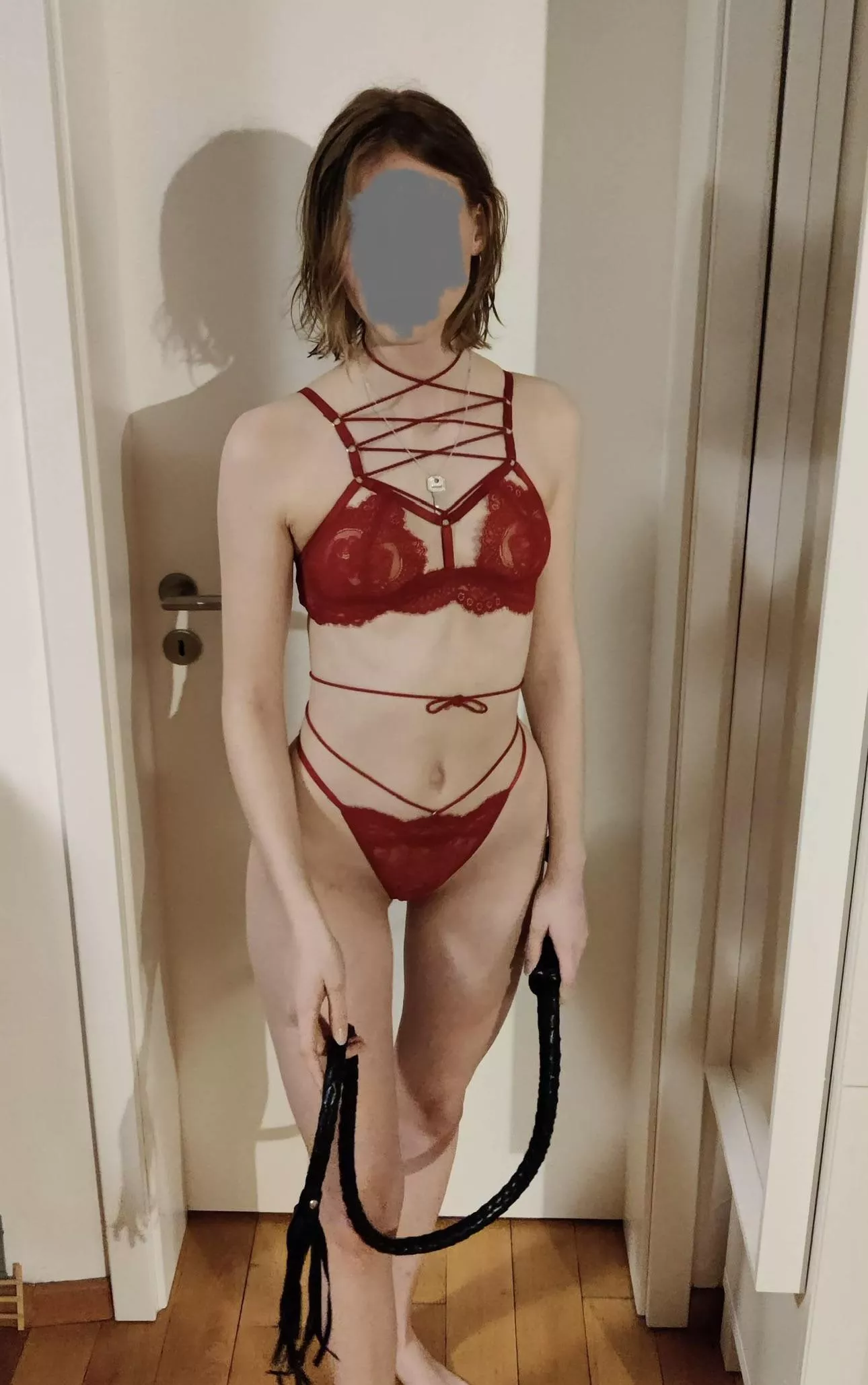 The fear in his eyes is priceless whenever I wait for him like that. Knowing he needs to endure this or otherwise I will add up another week of chastity for him. With a LOT of pleasure and service for me of course.