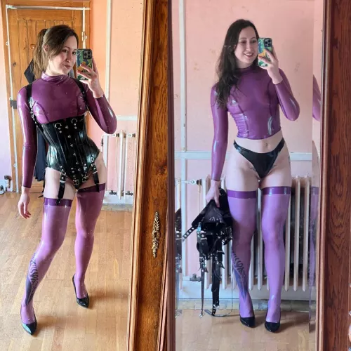With or without a rubber corset?