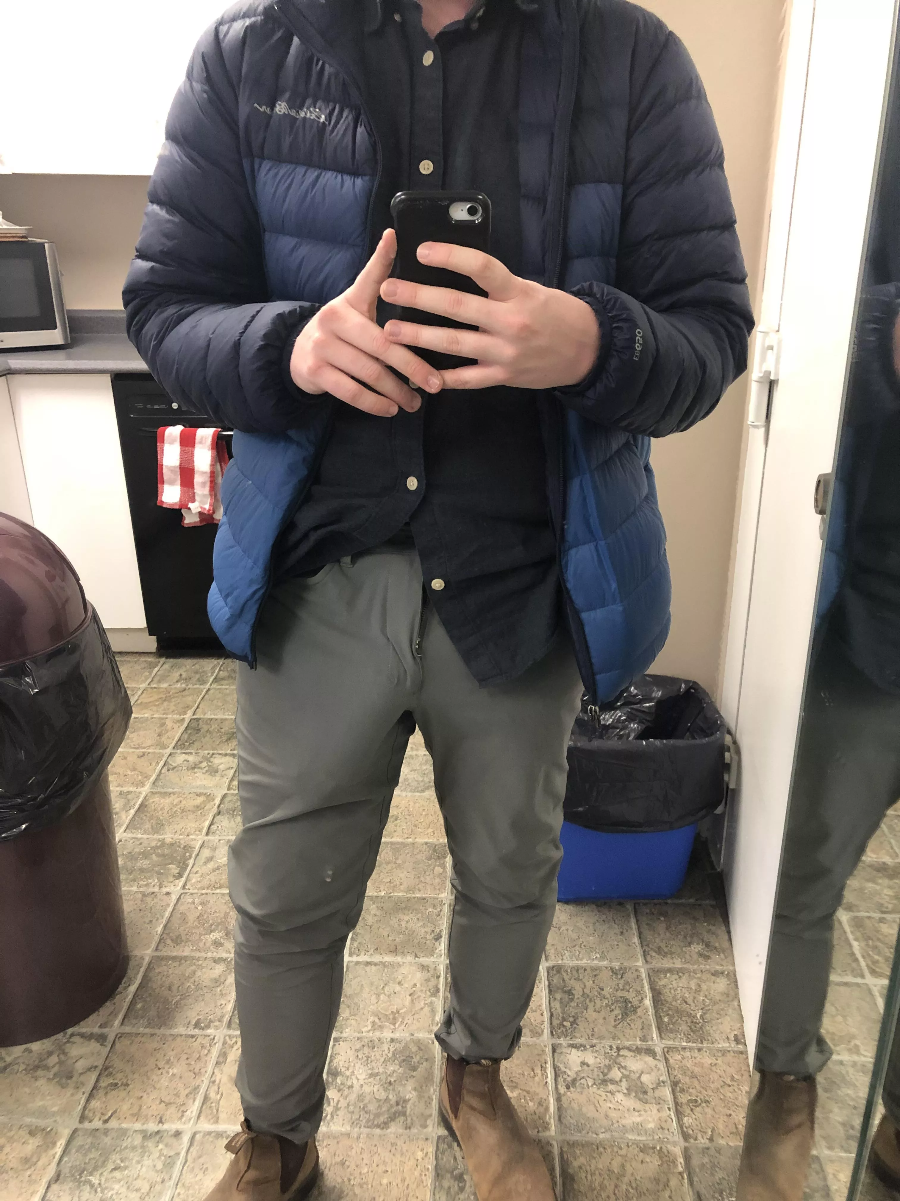 Work pants shrunk over the weekend 😕