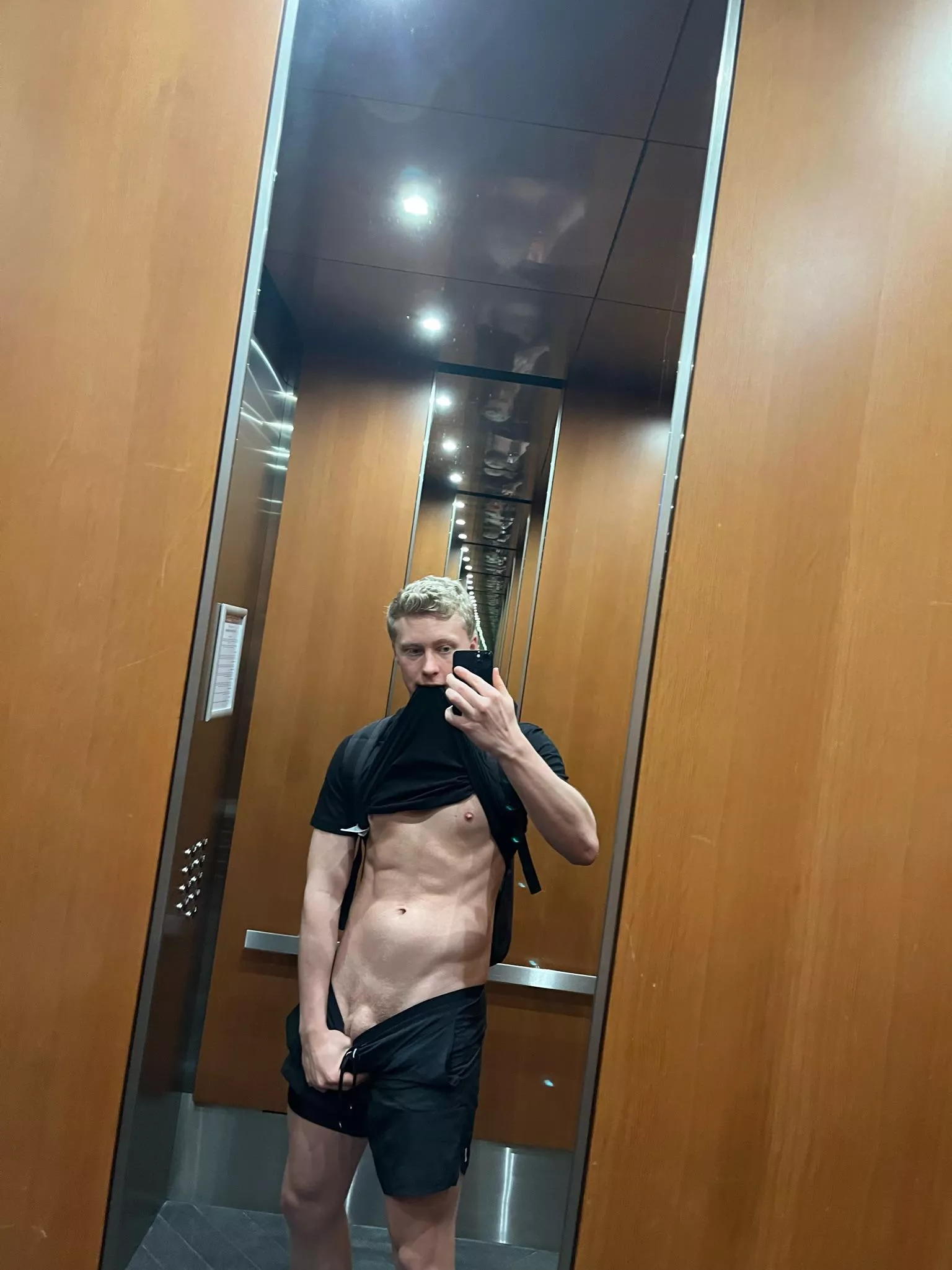 Would you suck a straight boy in the elevator?