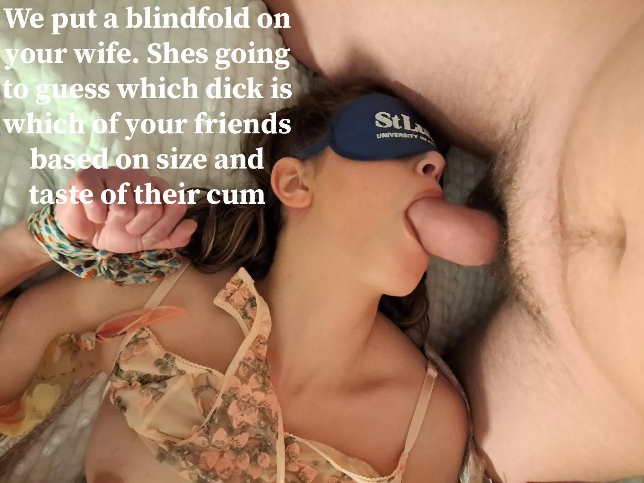 Your wife is taking a taste test to the next level