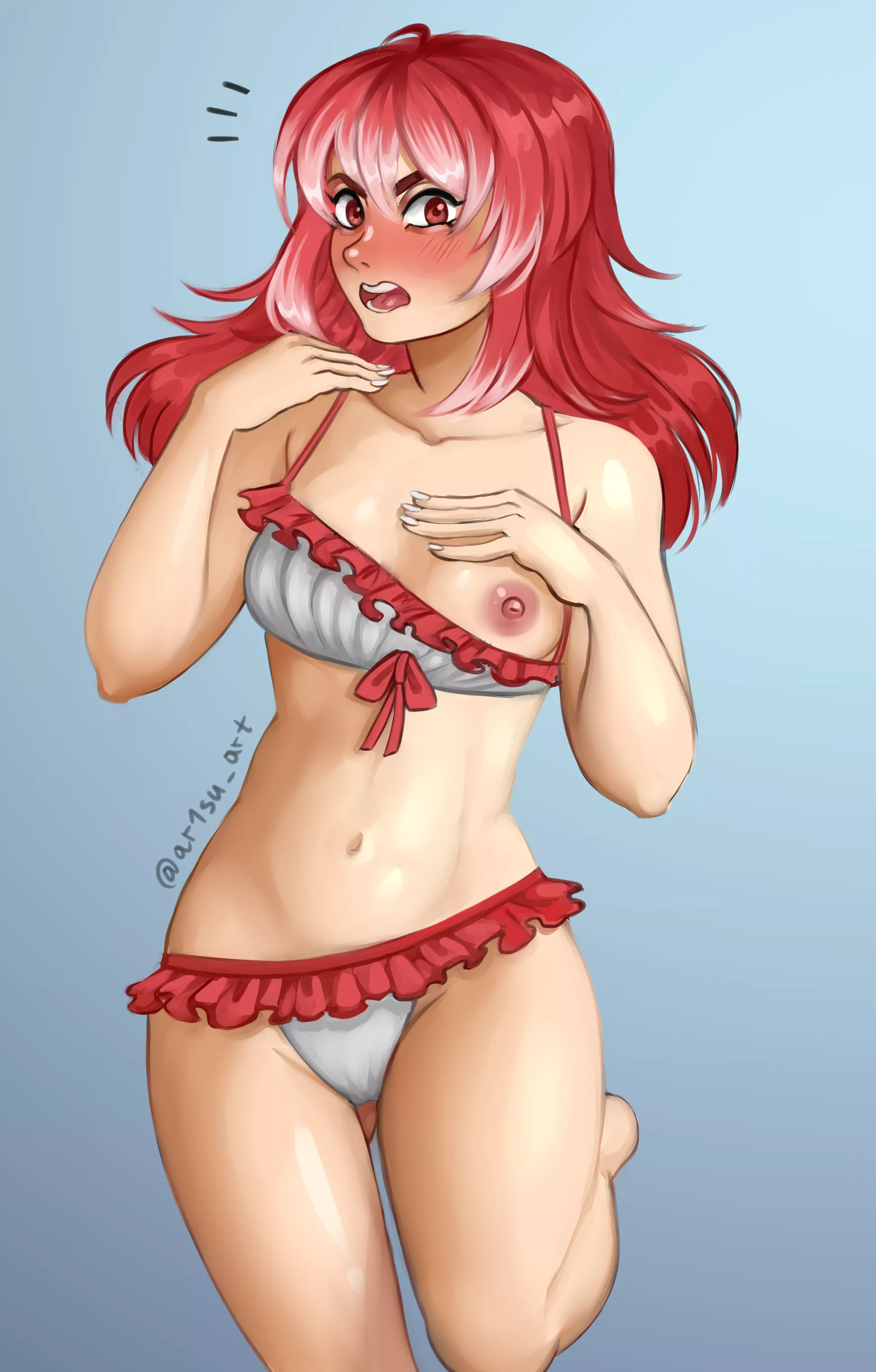 Audrey's wardrobe malfunction