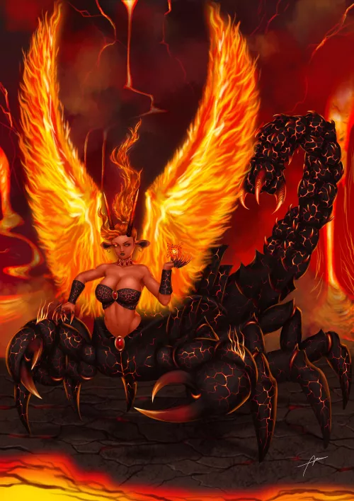 Banafsaj The Ifrit [Original Characters] (Abremson)