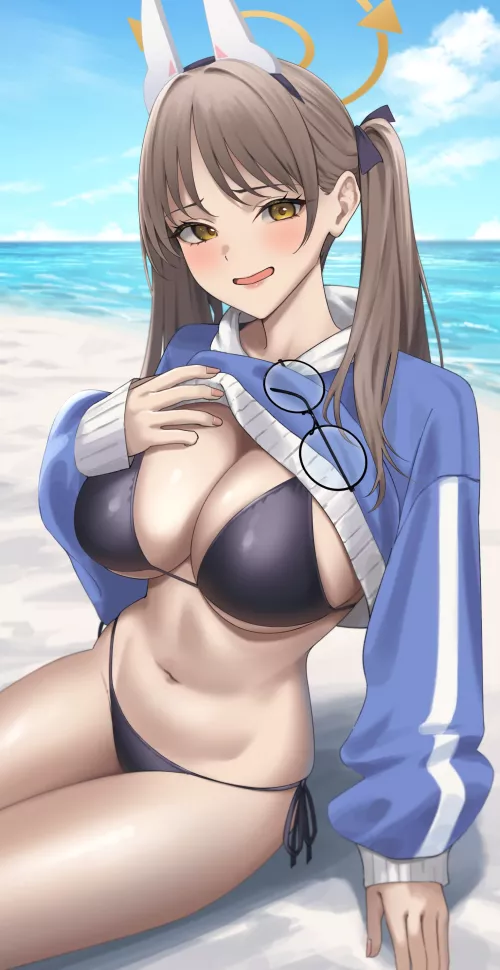 Black bikini [Blue Archive]