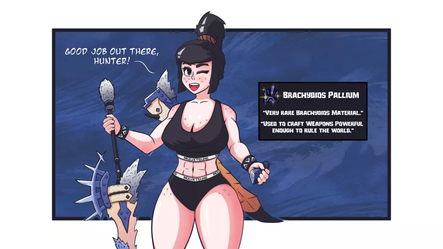 Buff Body Mizu 2! After a few critiques about the lack of muscles I was motivated to give it another try to hopefully do the buff body more justice! Also Frostfang Barioth LS design is one of my favorites!