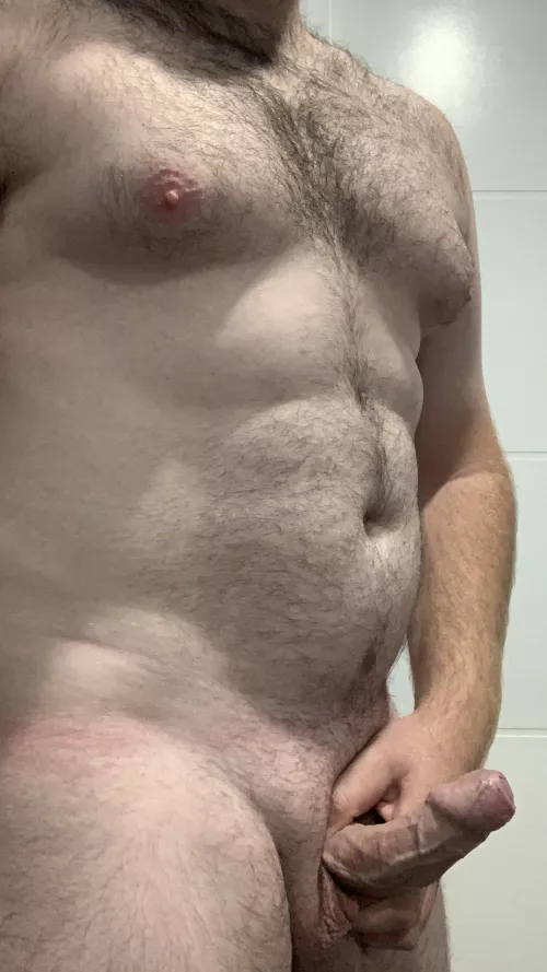 Chubby bod to match a chubby cock