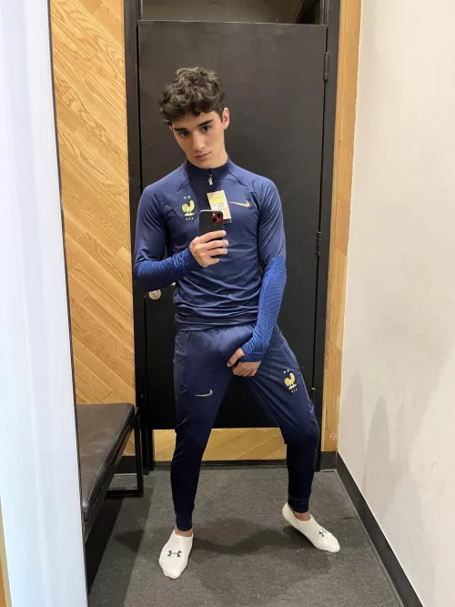 Couldn’t hold it when I tried this one on