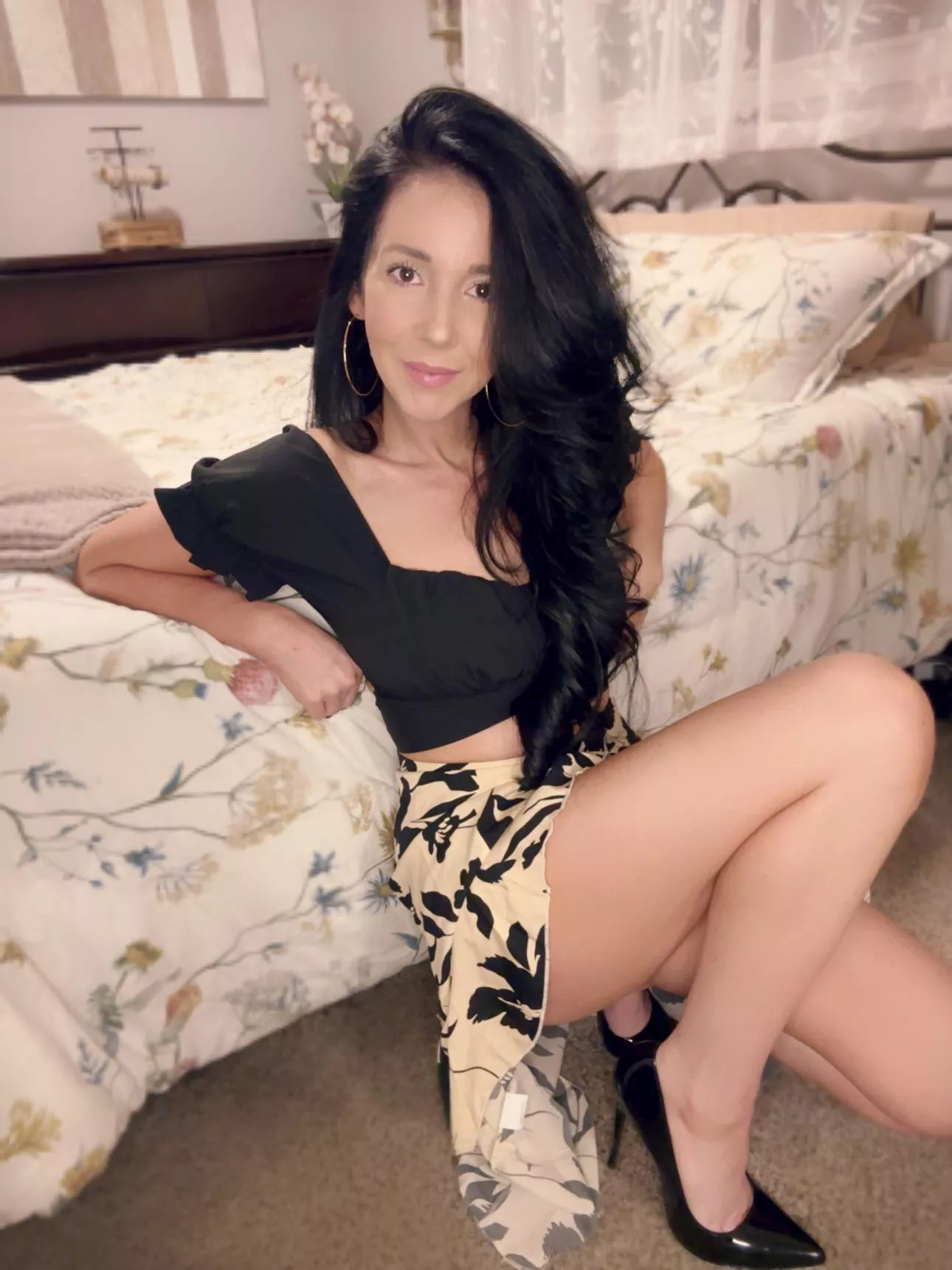 Definitely wasn’t wearing anything under this skirt.