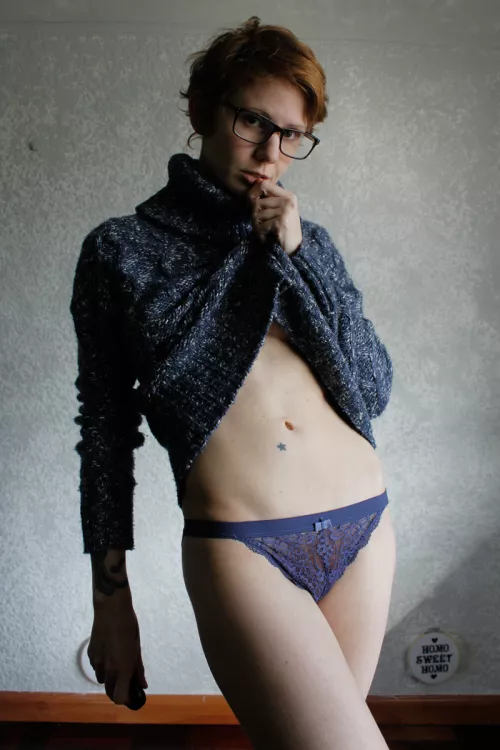 Do I pull off sexy, androgynous librarian?