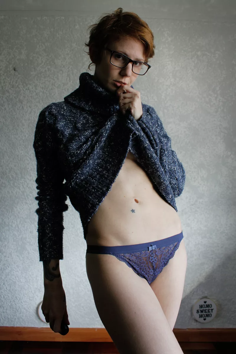 Do I pull off sexy, androgynous librarian?