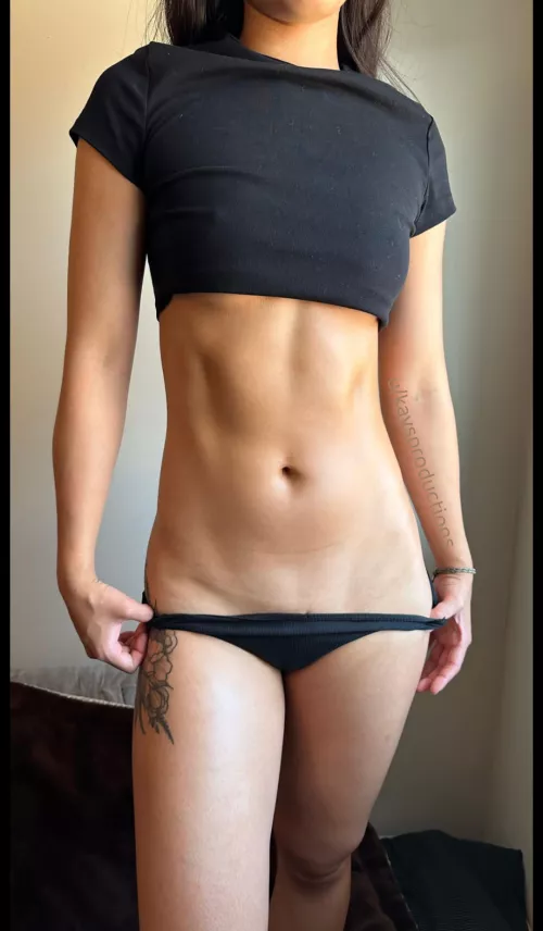 Do you like long exposed tummies in crops?